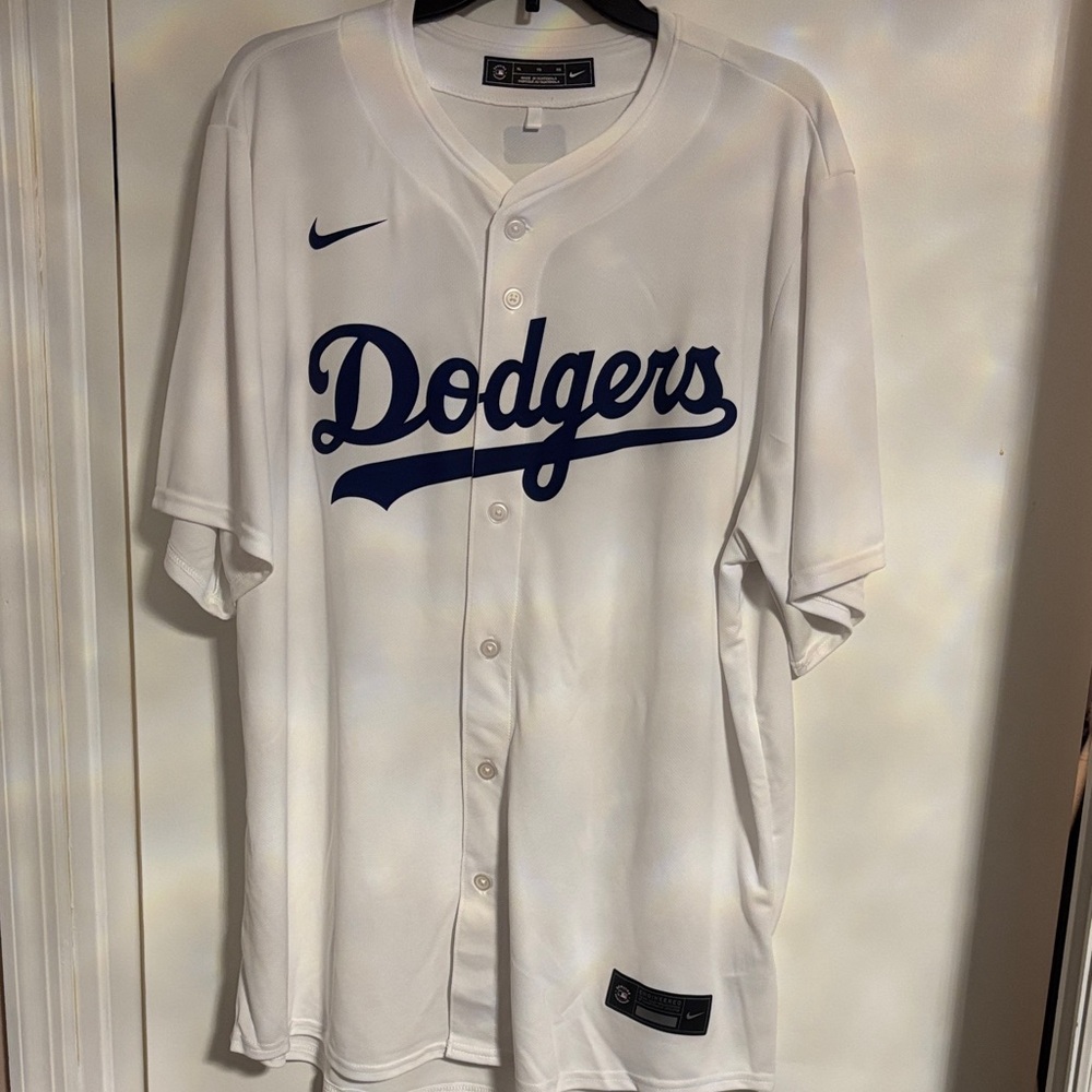 Nike White Dodgers Baseball Jersey